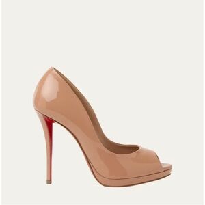 Christian Louboutin Lady Z Patent Calf Leather with Iconic Red Soles 40.5